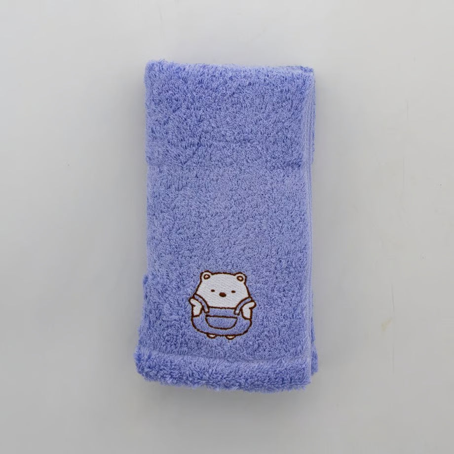 [SHIROKUMA] "Sumikko Gurashi Denim House" Face Towel