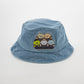 "Sumikko Gurashi Denim House" Embroidered Bucket Hat
