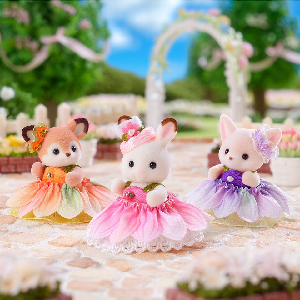 [FLOWER DRESS] "Sylvanian Families" Figure - Rosey’s Kawaii Shop