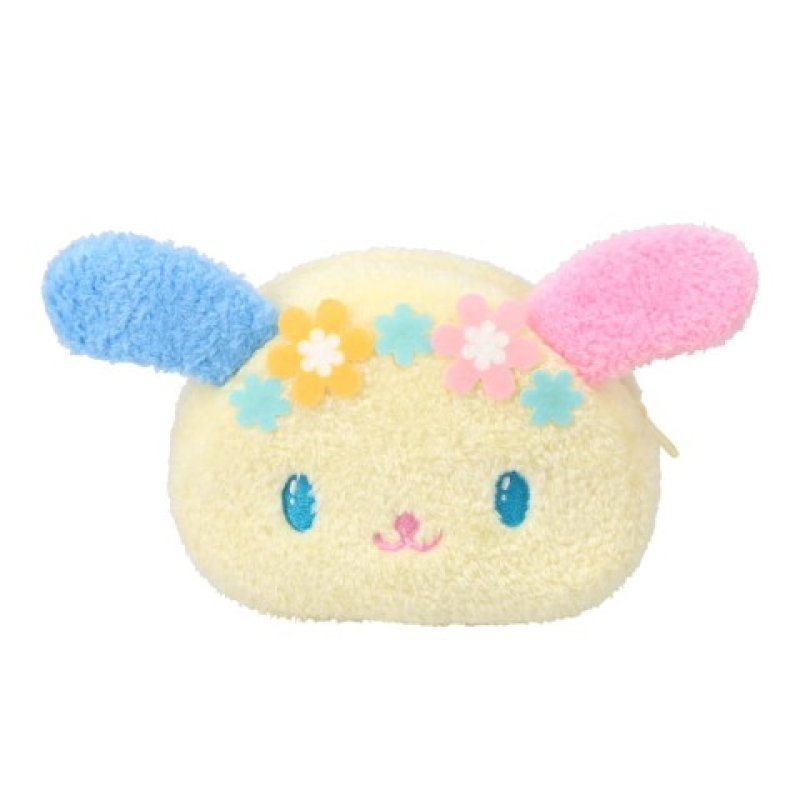 [FLOWERS FLUFFY] "Usahana Face" Pouch - Rosey’s Kawaii Shop