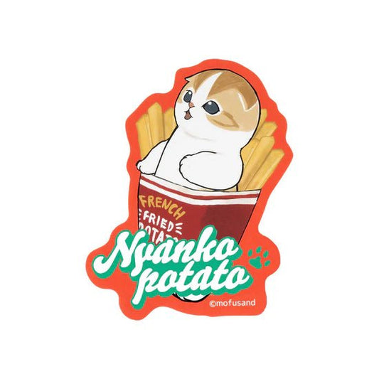 [FRENCH FRIES] "Mofusand's Diner" Sticker - Rosey’s Kawaii Shop