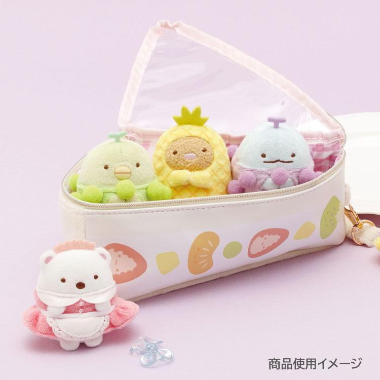 [FRUIT SANDWICH] "Sumikko Gurashi Fruits Parlor" Plush Window Pouch - Rosey’s Kawaii Shop
