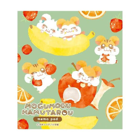 [FRUITS] "Mogumogu Hamtaro" Memo Pad - Rosey’s Kawaii Shop