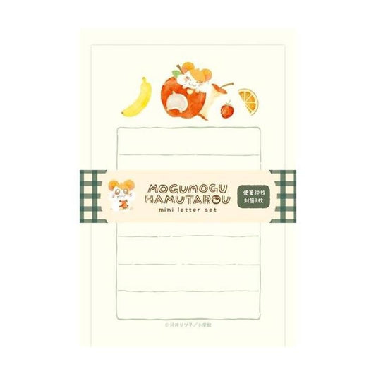 [FRUITS] "Mogumogu Hamtaro" Mini Letter Set - Rosey’s Kawaii Shop