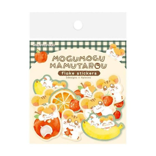 [FRUITS] "Mogumogu Hamtaro" Sticker Flakes - Rosey’s Kawaii Shop