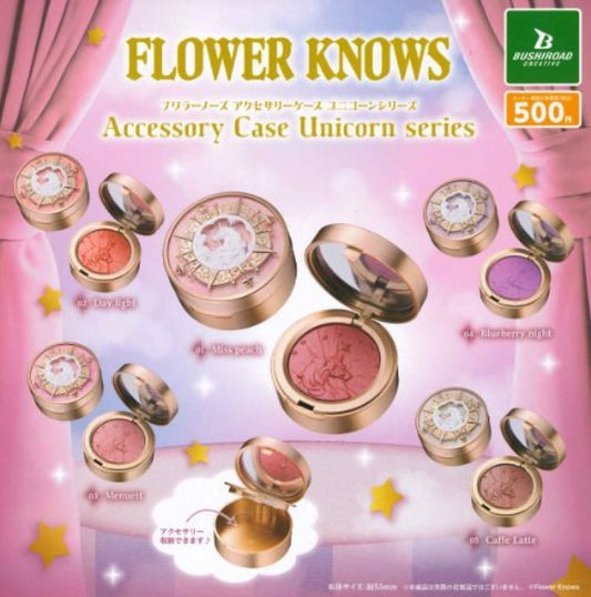 *GACHAPON* "Flower Knows: UNICORN Accessory Case" - Rosey’s Kawaii Shop