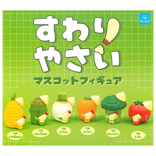 *GACHAPON* "Suwari Vegetable Mascot" Figure - Rosey’s Kawaii Shop