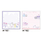 [GHOST PLAY] "Obakenu x Sanrio" Square Memo Pad - Rosey’s Kawaii Shop