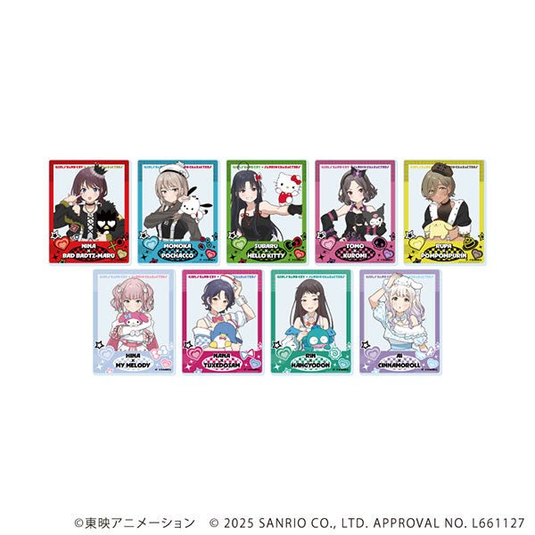 "Girls Band Cry x Sanrio Acrylic Card" Blind Bag - Rosey’s Kawaii Shop