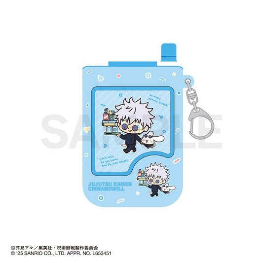[GOJO / CINNAMOROLL] "Jujutsu Kaisen Hidden Inventory / Premature Death x Sanrio" Pass Case - Rosey’s Kawaii Shop