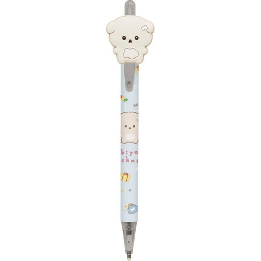 [GRAY] "Ishiyowa - chan" Mechanical Pencil with Mascot - Rosey’s Kawaii Shop