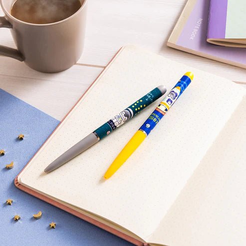 [GRAY] "Koupenchan Space Mission" Ballpoint Pen - Rosey’s Kawaii Shop