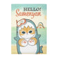 [GREEN] "Mofusand HELLO! Shark" File Folder - Rosey’s Kawaii Shop