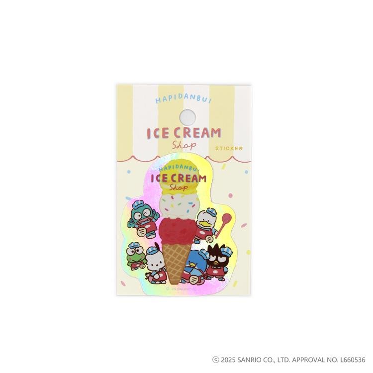 [GROUP] "Hapidanbui Ice Cream Shop" Die Cut Sticker - Rosey’s Kawaii Shop