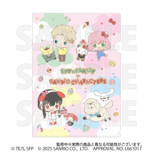 [GROUP] "SPY x FAMILY x Sanrio" Clear File - Rosey’s Kawaii Shop