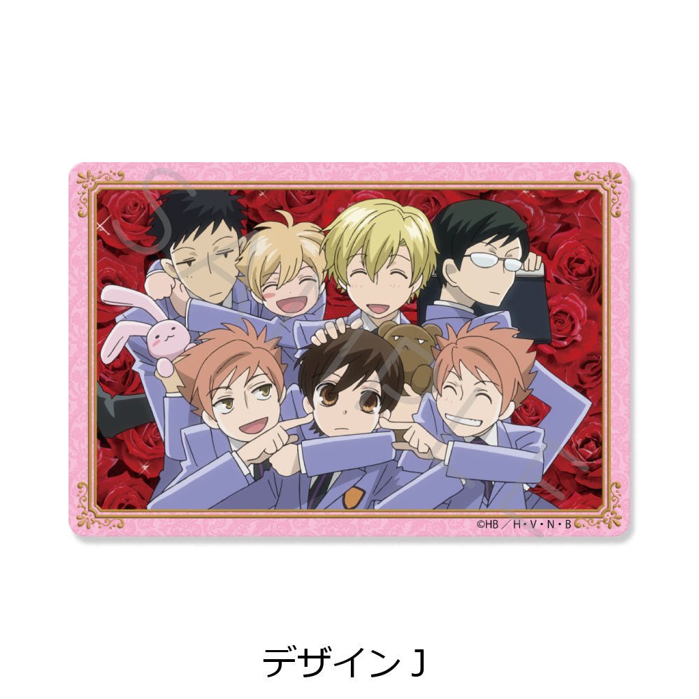 [Group Together] "Ouran High School Host Club" Clear Card Sticker - Rosey’s Kawaii Shop