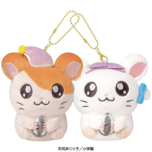 [HAMTARO & BIJOU] "Hamtaro Nikonui" Plush Keychain - Rosey’s Kawaii Shop