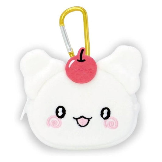 "Hanamaru Obake Cherry" Carabiner Mini Pouch - Rosey’s Kawaii Shop