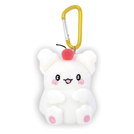 "Hanamaru Obake Cherry" Carabiner Plush Keychain - Rosey’s Kawaii Shop