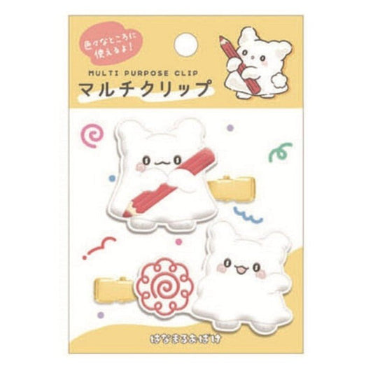 "Hanamaruobake" Die - Cut Multi Hair Clip Set - Rosey’s Kawaii Shop