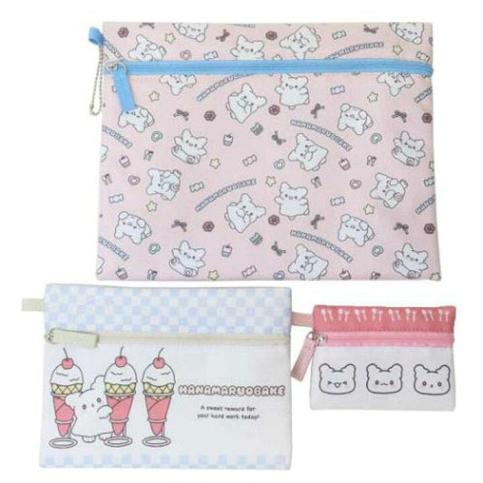 "Hanamaruobake Pastel Sweets" Pouch Set - Rosey’s Kawaii Shop