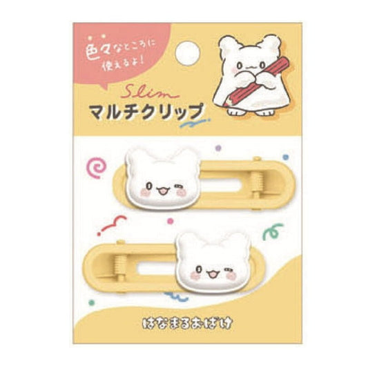 "Hanamaruobake" Slim Multi Hair Clip Set - Rosey’s Kawaii Shop