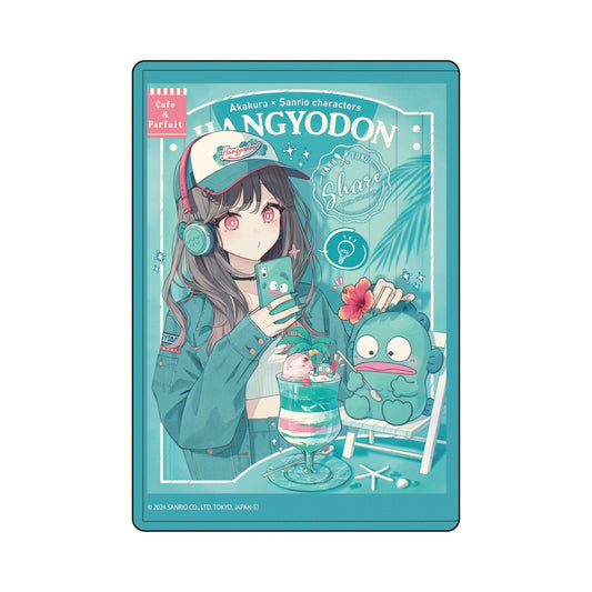 [HANGYODON] "Akakura x Sanrio: Cafe & Parfait" Clear Chara Case - Rosey’s Kawaii Shop