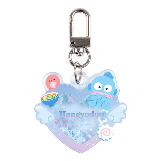 [HANGYODON] "Sanrio Glitter Heart Shaker" Keychain - Rosey’s Kawaii Shop