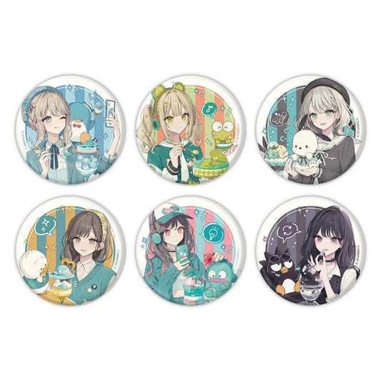 [HAPIDANBUI] "Akakura x Sanrio Badge" Blind Bag - Rosey’s Kawaii Shop