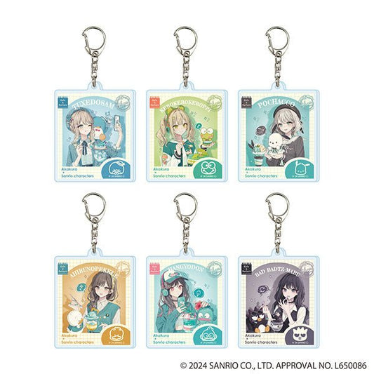 [HAPIDANBUI / KEYCHAIN] "Akakura x Sanrio: Cafe & Parfait" Blind Bag - Rosey’s Kawaii Shop