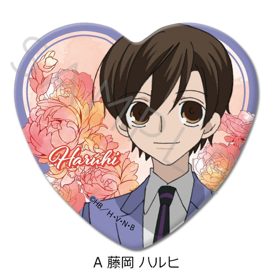 [Haruki Fujioka] "Ouran High School Host Club" Heart Badge - Rosey’s Kawaii Shop