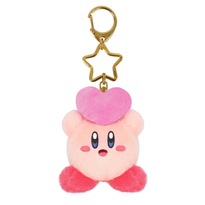 [HEART KIRBY] "Kirby Mini Mofu" Plush Keychain - Rosey’s Kawaii Shop