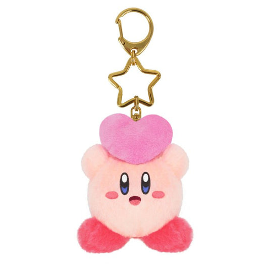 [HEART KIRBY] "Kirby Mini Mofu" Plush Keychain - Rosey’s Kawaii Shop