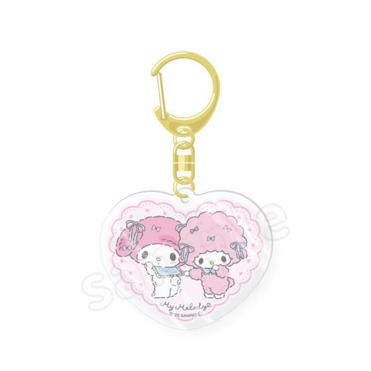 [HEART] "My Melody Nakayoshi Ribbon" Acrylic Keychain - Rosey’s Kawaii Shop