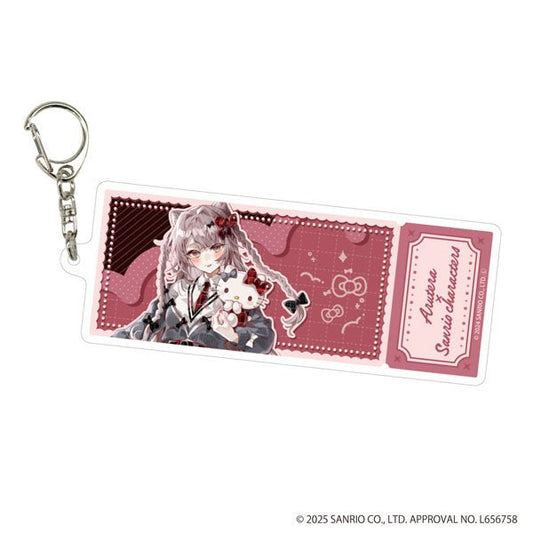 [HELLO KITTY] "ARUTERA x Sanrio" Keychain - Rosey’s Kawaii Shop
