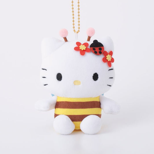 "Hello Kitty Bee" Plush Keychain - Rosey’s Kawaii Shop