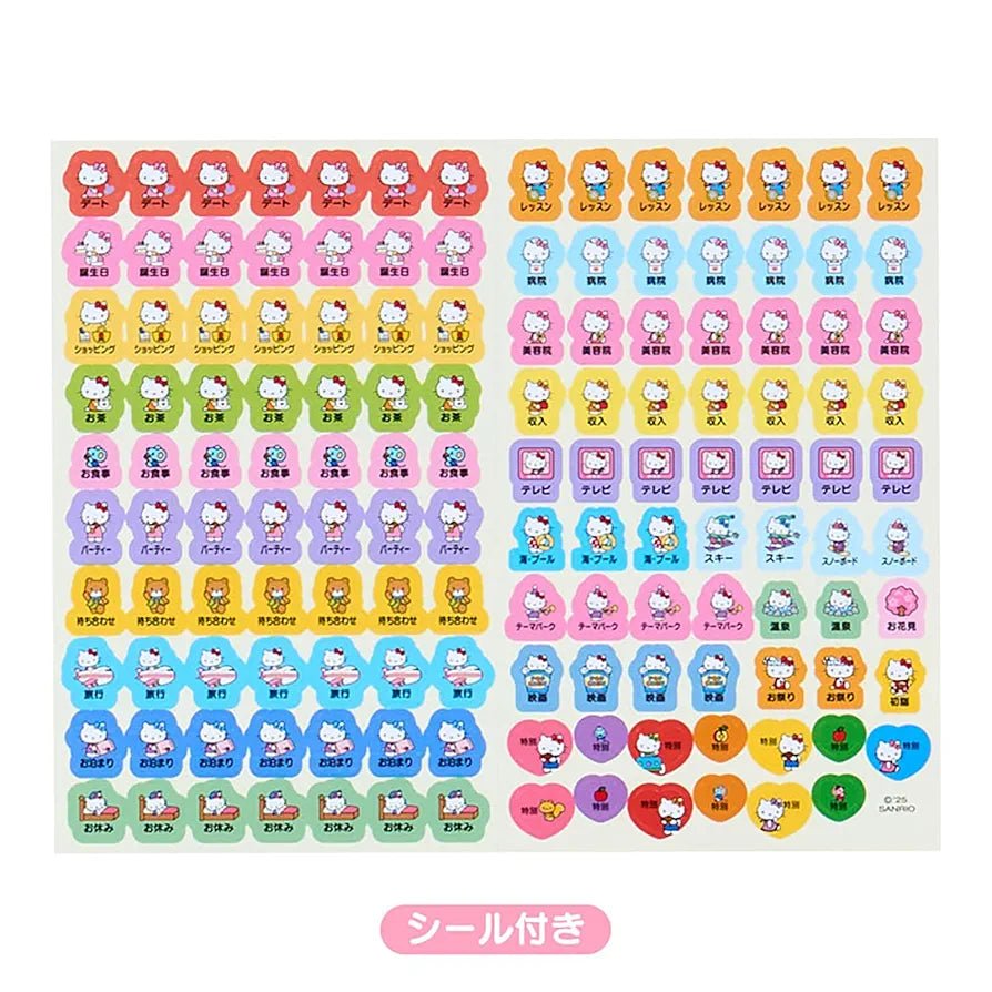 [HELLO KITTY / BOWS] "Sanrio 2026" B6 Horizontal Schedule Planner - Rosey’s Kawaii Shop