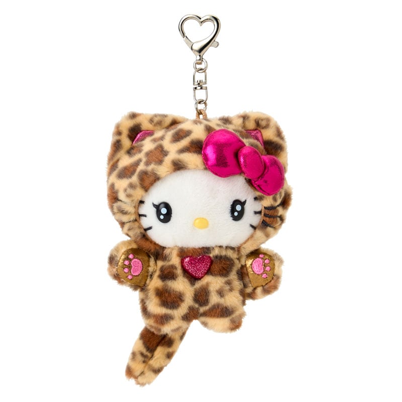 [HELLO KITTY / BROWN] "Sanrio Gal Cat Design Series" Plush Keychain - Rosey’s Kawaii Shop