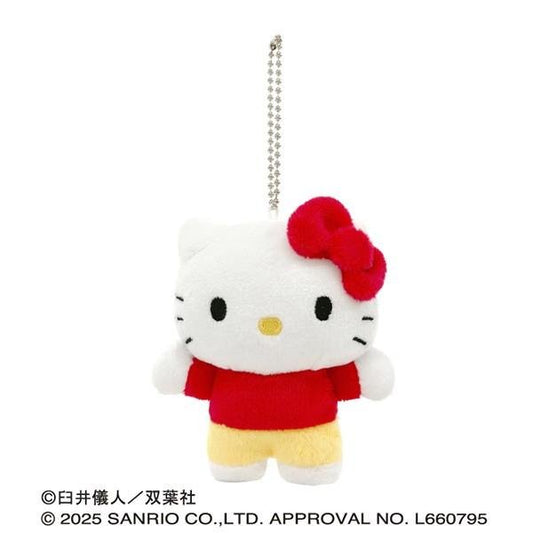 [HELLO KITTY] "Crayon Shin - chan x Sanrio" Plush Keychain - Rosey’s Kawaii Shop