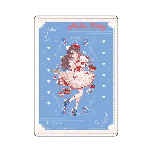 [HELLO KITTY] "Eku Uekura x Sanrio" Clear Case - Rosey’s Kawaii Shop