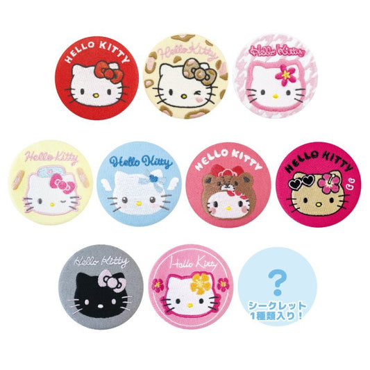 "Hello Kitty Embroidery Can Badge" Blind Bag - Rosey’s Kawaii Shop
