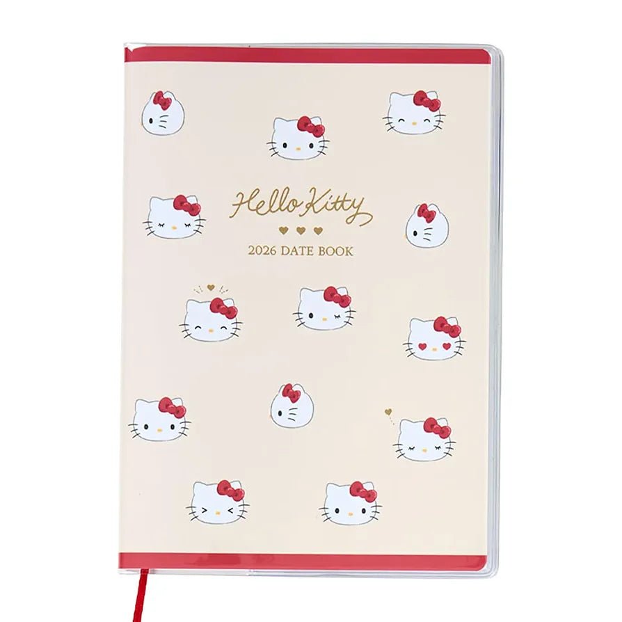 [HELLO KITTY / FACES] "Sanrio 2026" B6 Schedule Planner - Rosey’s Kawaii Shop