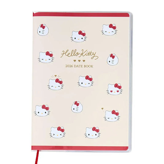 [HELLO KITTY / FACES] "Sanrio 2026" B6 Schedule Planner - Rosey’s Kawaii Shop