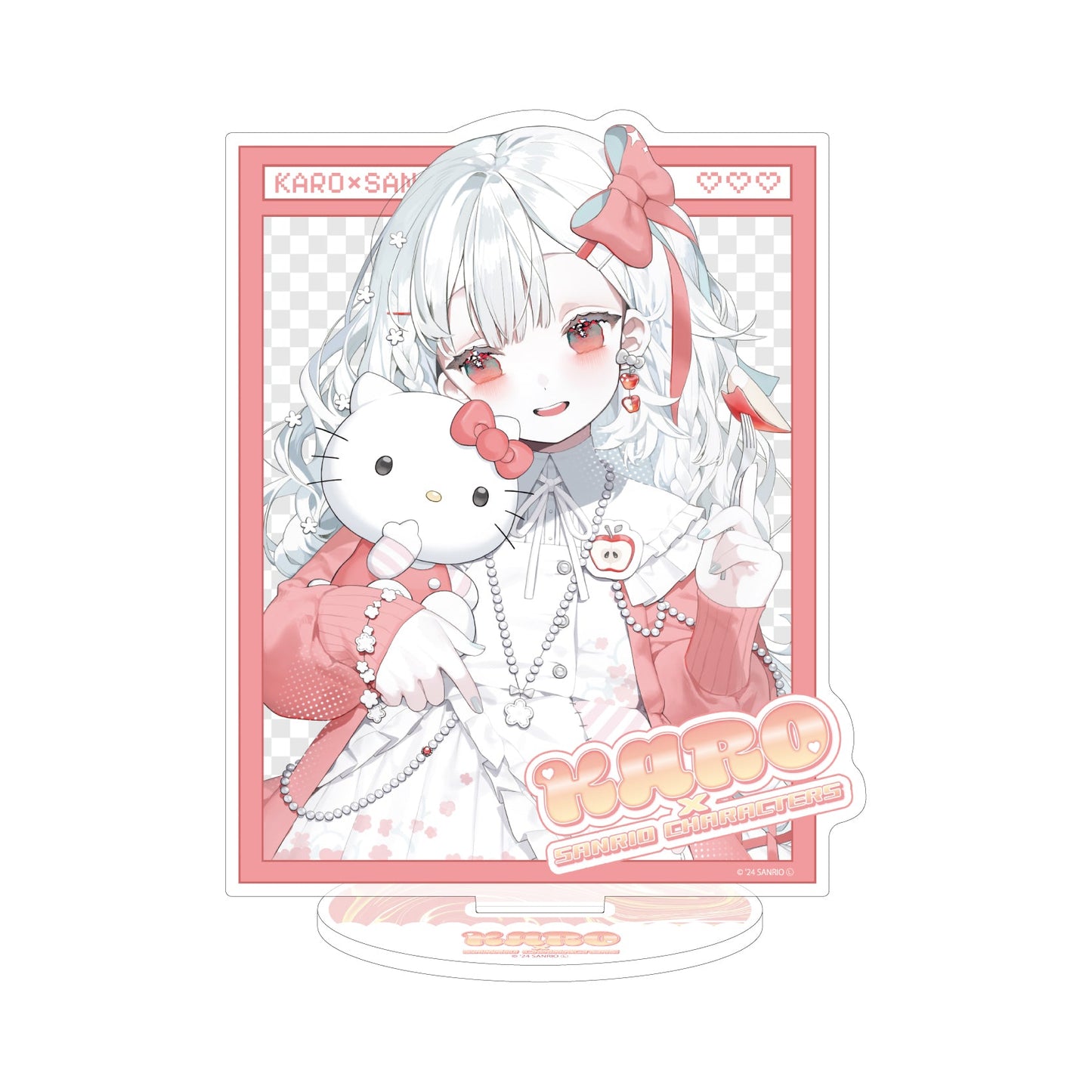 [HELLO KITTY] "KARO x Sanrio" Acrylic Stand - Rosey’s Kawaii Shop