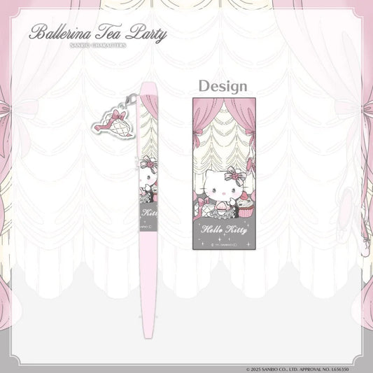 [HELLO KITTY] LIMITED "LAFARY x Sanrio Ballerina Tea Party" Ballpoint Pen - Rosey’s Kawaii Shop