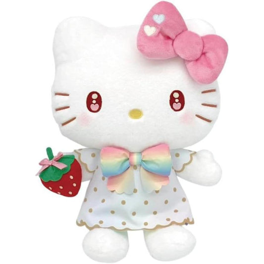 [HELLO KITTY] LIMITED "Sanrio Ichigo Shinbun 50th Anniversary" Plush - Rosey’s Kawaii Shop