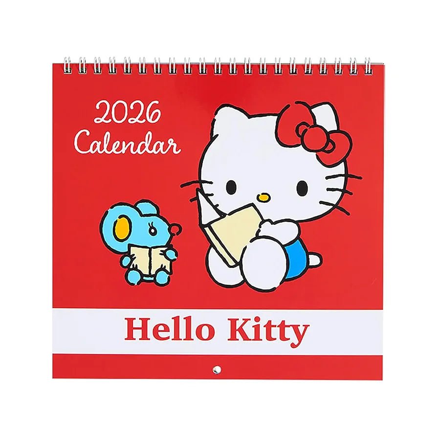 [HELLO KITTY / MEDIUM] "Sanrio 2026 Desk Calendar" - Rosey’s Kawaii Shop