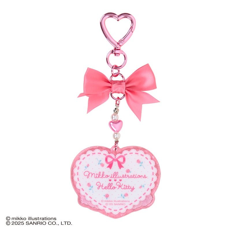 [HELLO KITTY] "Mikko Illustrations x Sanrio" Acrylic Keychain - Rosey’s Kawaii Shop