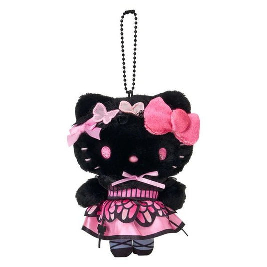 [HELLO KITTY / PINK & BLACK] "Sanrio Butterfly" Plush Keychain - Rosey’s Kawaii Shop