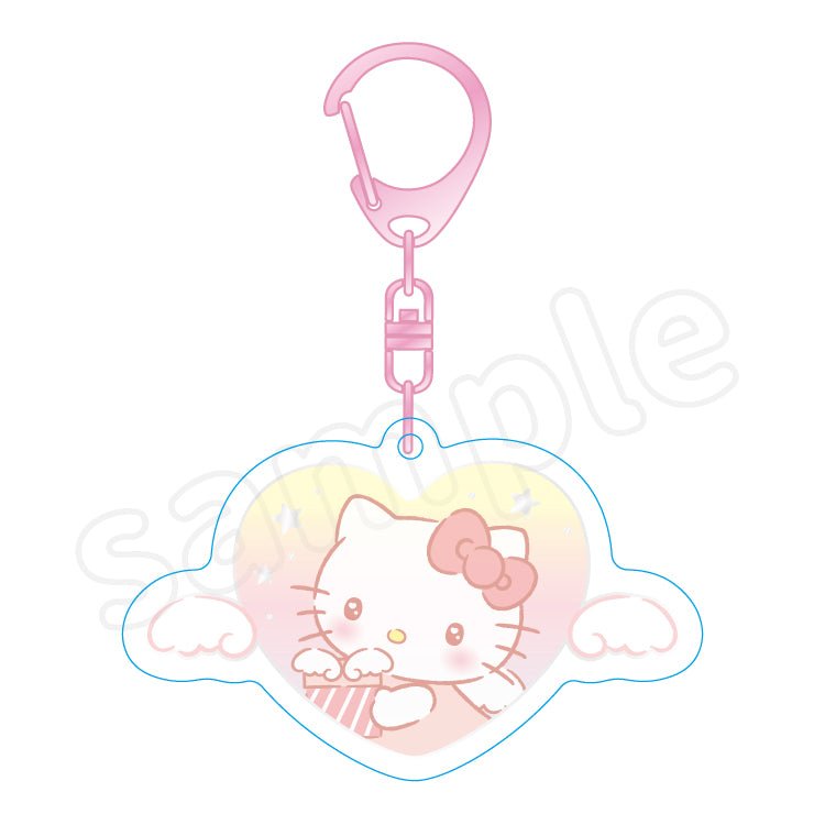 [HELLO KITTY] "Sanrio Angel Kiratsuya" Acrylic Keychain - Rosey’s Kawaii Shop
